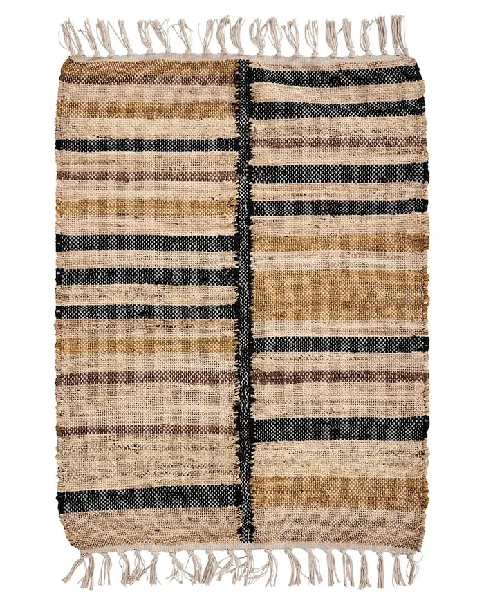 House Doctor büyük pamuklu kilim 90 x 60 cm