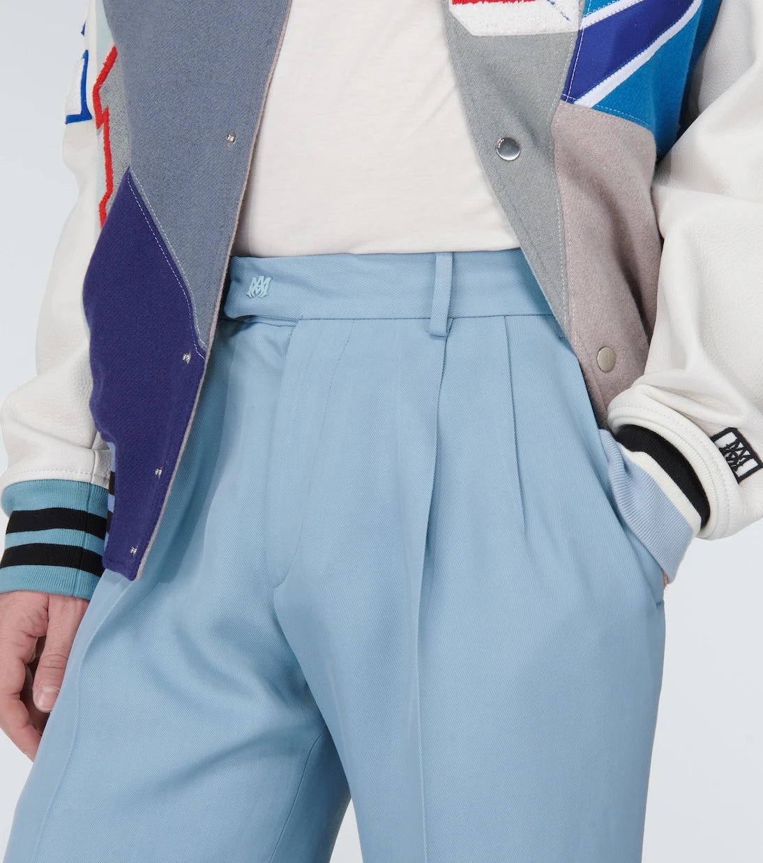 Amiri - Wide-leg twill pants