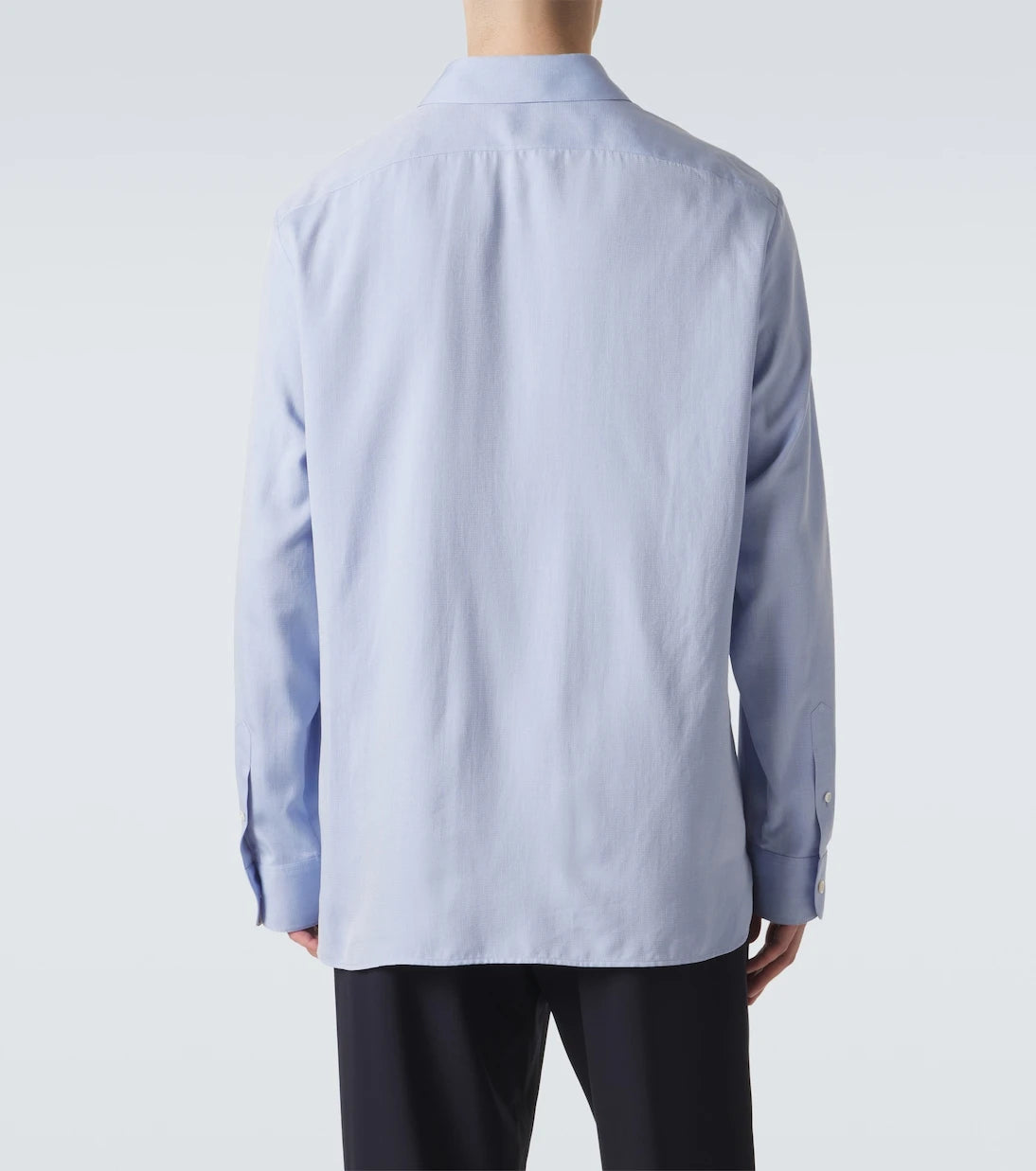 The Row - Paxon silk poplin jacquard shirt
