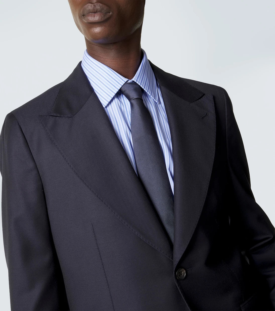 Rubinacci - Single-breasted virgin wool blazer