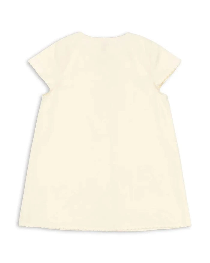 Konges Sløjd EVIA CHERRY DRESS GOTS Çocuk Pamuk Elbise