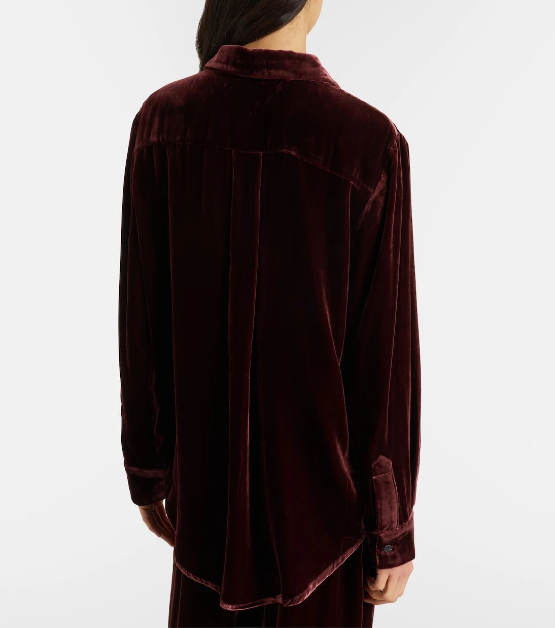 Asceno - London velvet shirt