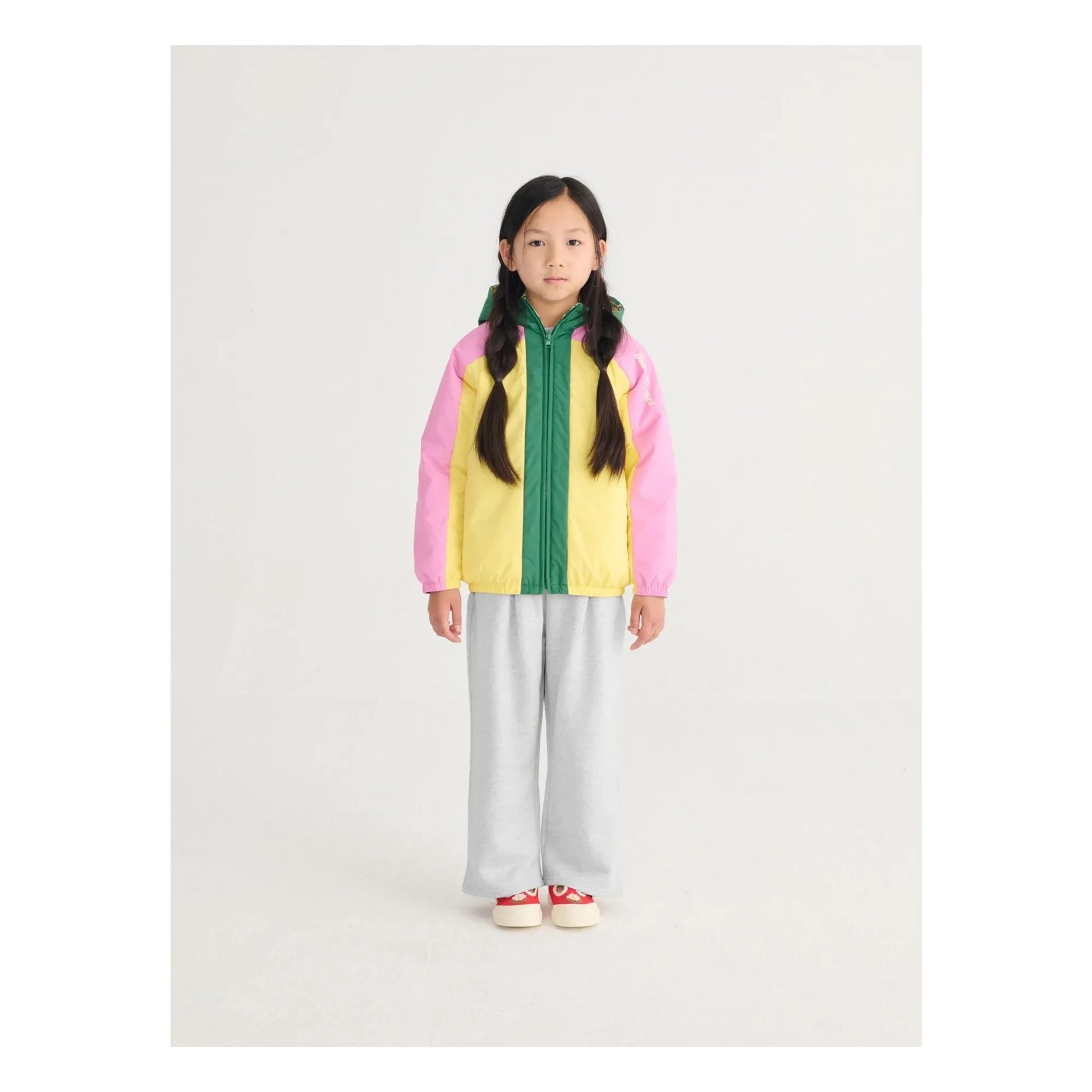 Bobo Choses - Organic Cotton Straight Jogger | Heather grey