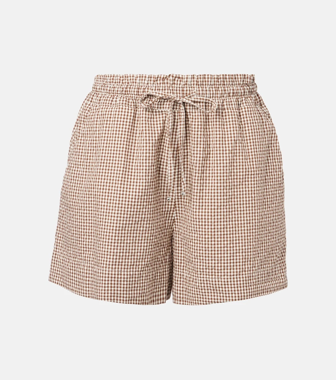 Veronica Beard - Tijana gingham seersucker shorts