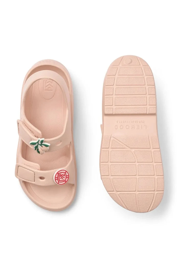 Liewood çocuklar için açık topuklu sandalet ayakkabı Lilo Sandals with Charms