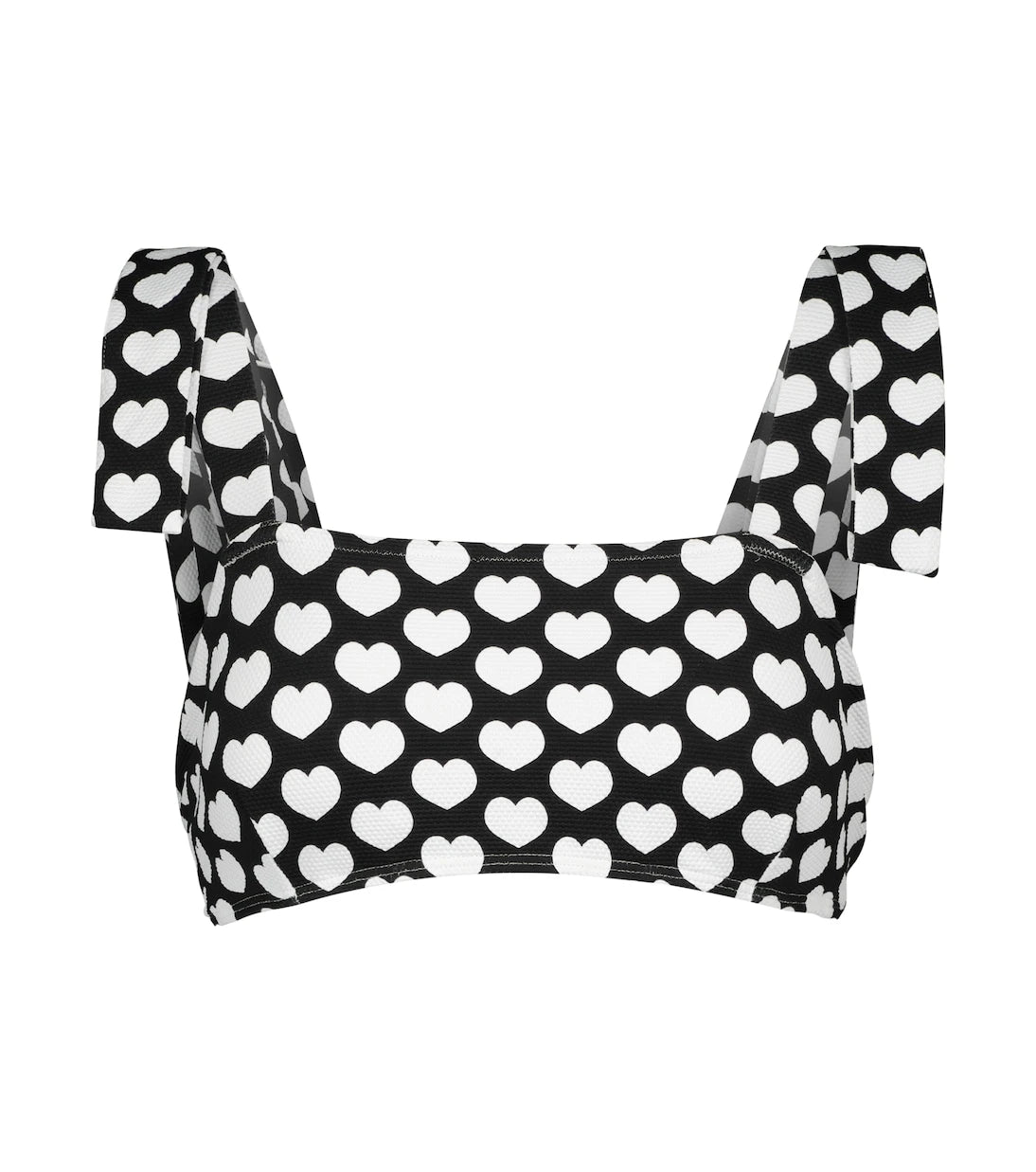 Alexandra Miro - Audrey heart-print bikini top