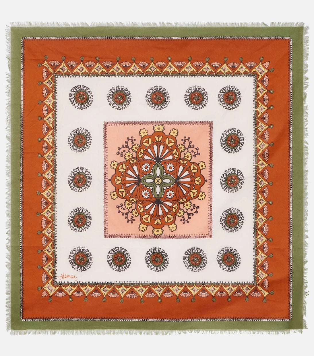 Alémais - Contina Midi fringed cotton scarf