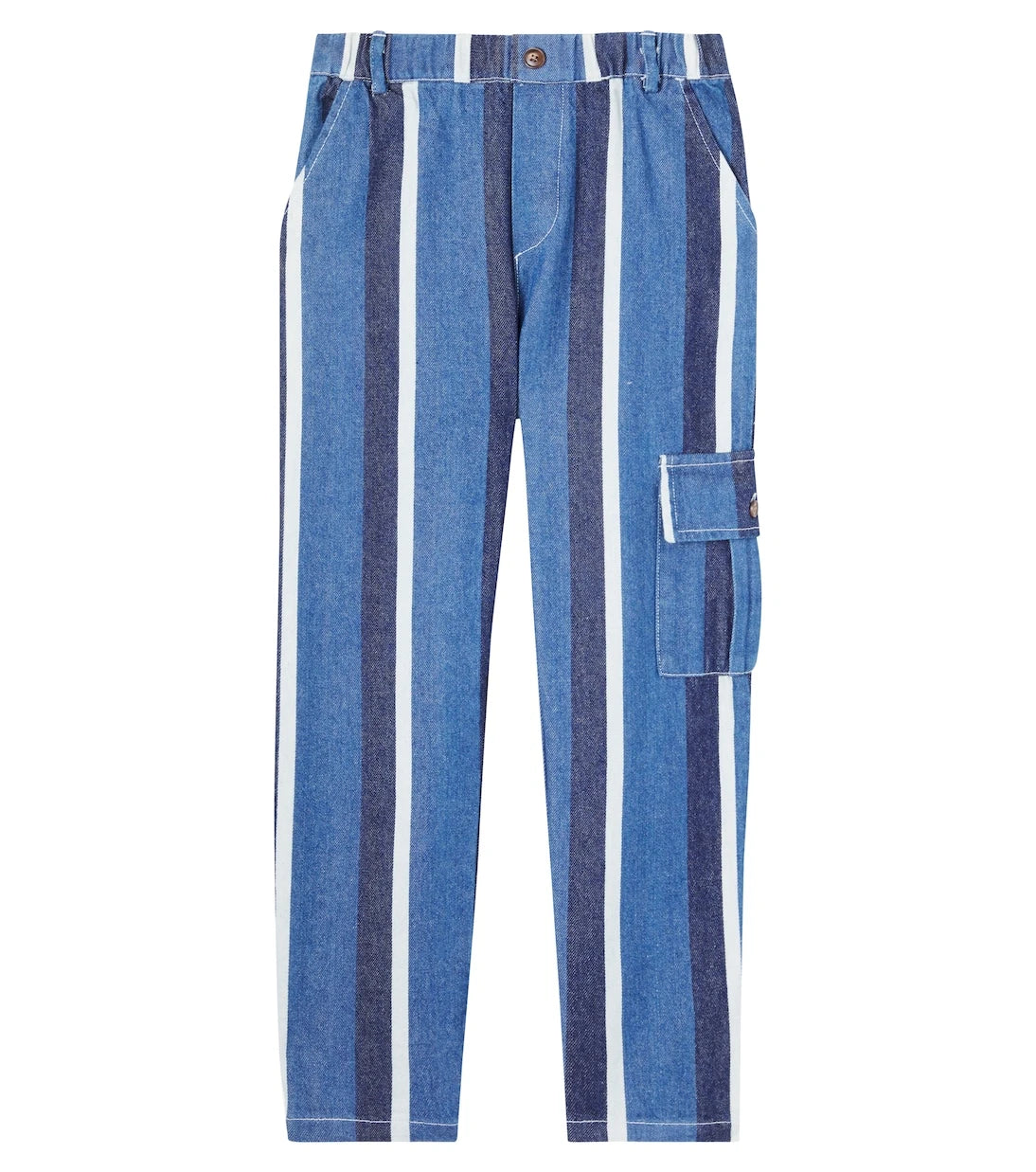 Donsje - Theoule striped denim cargo pants