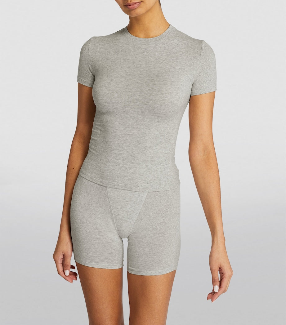 Skims Grey Short-Sleeve T-Shirt