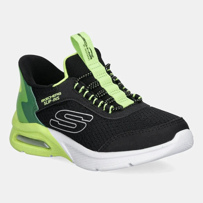 Skechers MICROSPEC MAX - BRISK-STRIPE Çocuk Spor Ayakkabı