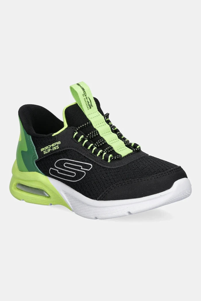 Skechers MICROSPEC MAX - BRISK-STRIPE Çocuk Spor Ayakkabı