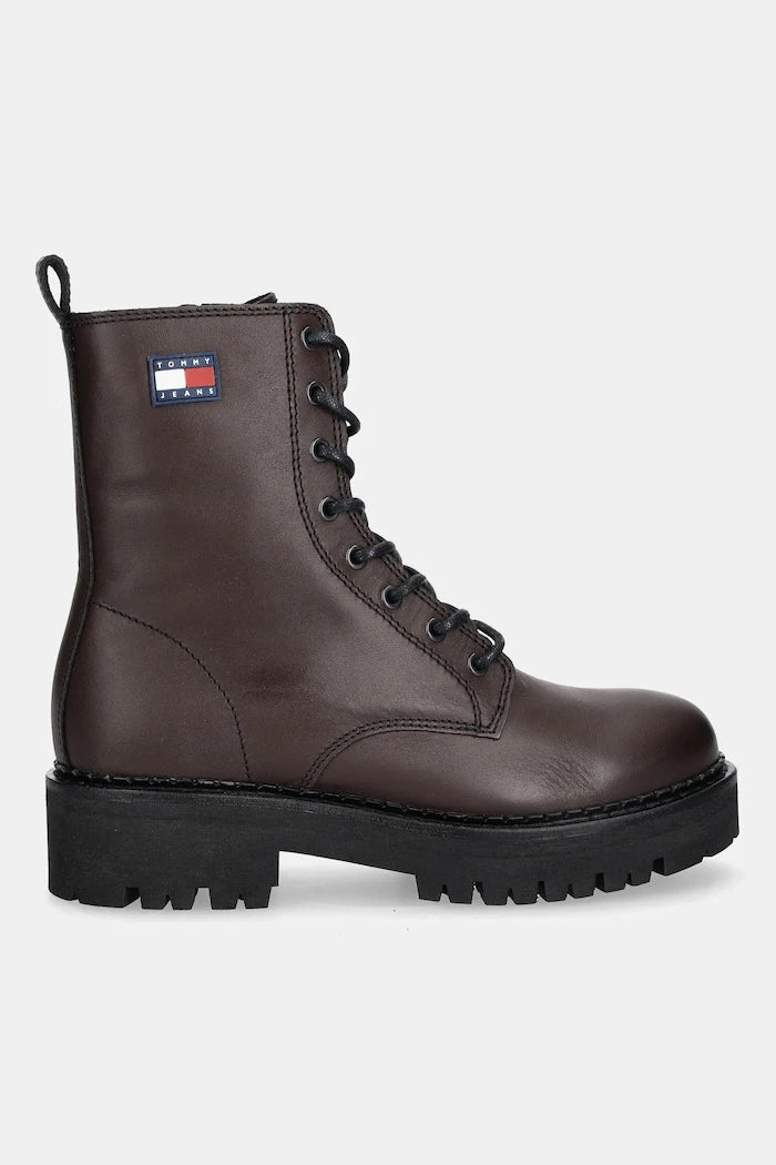 Tommy Jeans TJW URBAN LACE UP BOOT Deri Postal