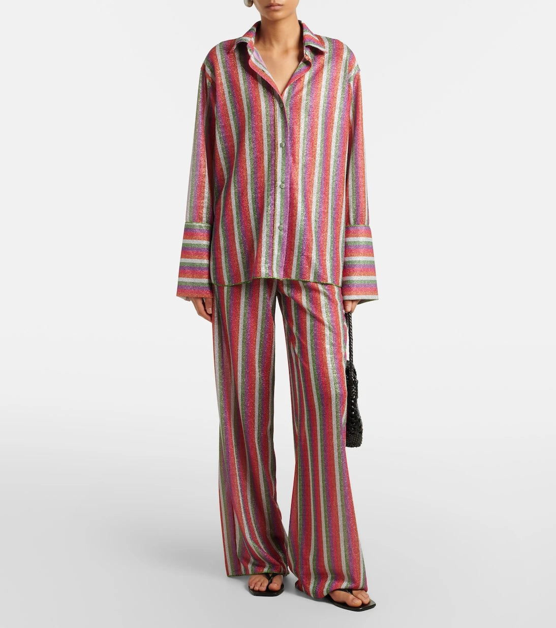 Oséree - Lumière striped wide-leg pants