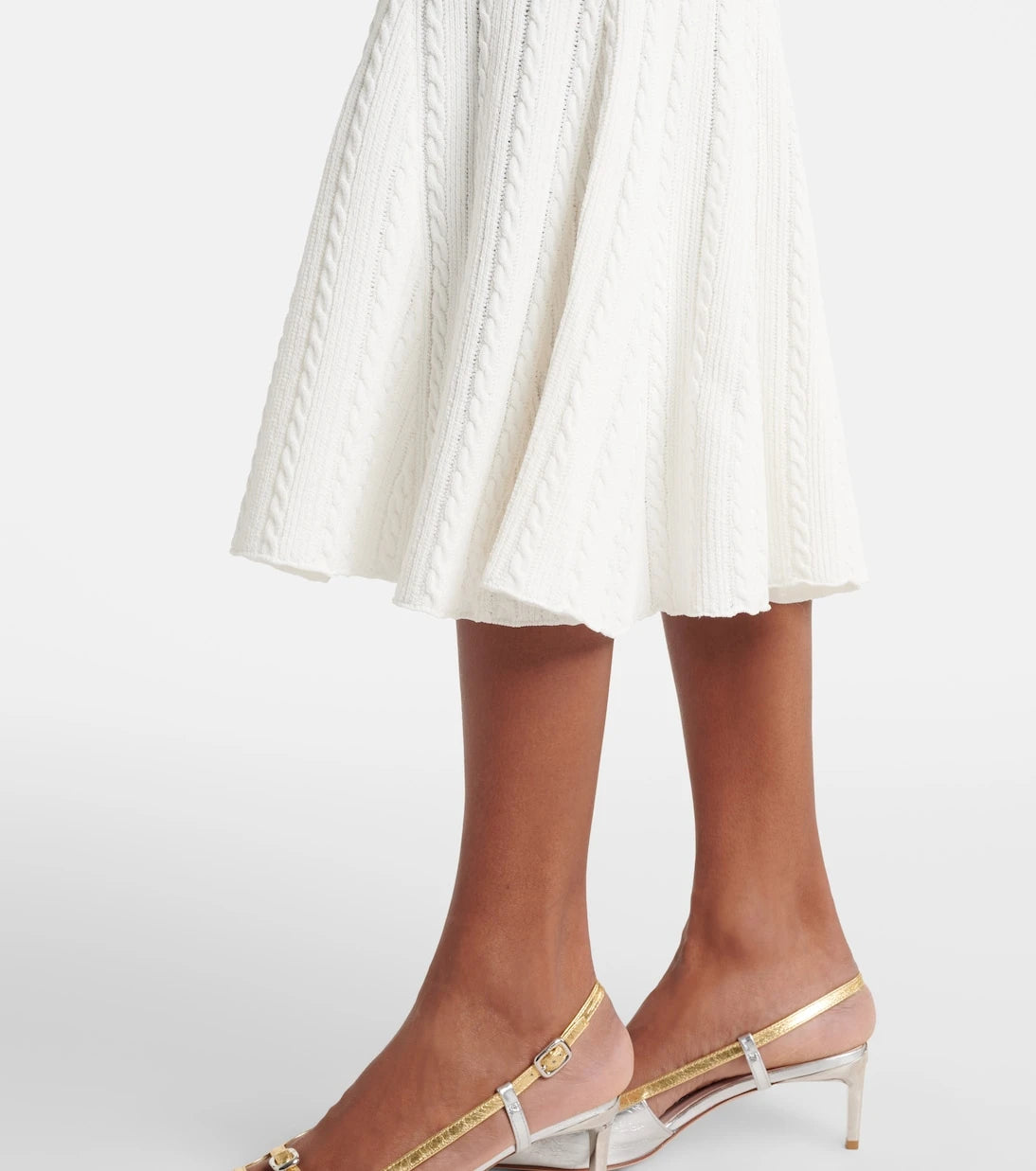 Self-Portrait - January embellished midi dress