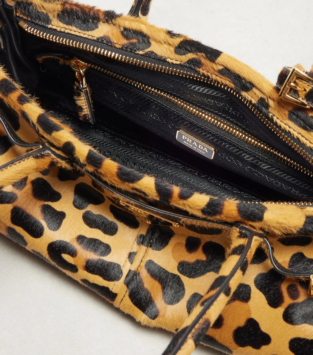 Prada - Prada Bonnie Medium calf hair shoulder bag