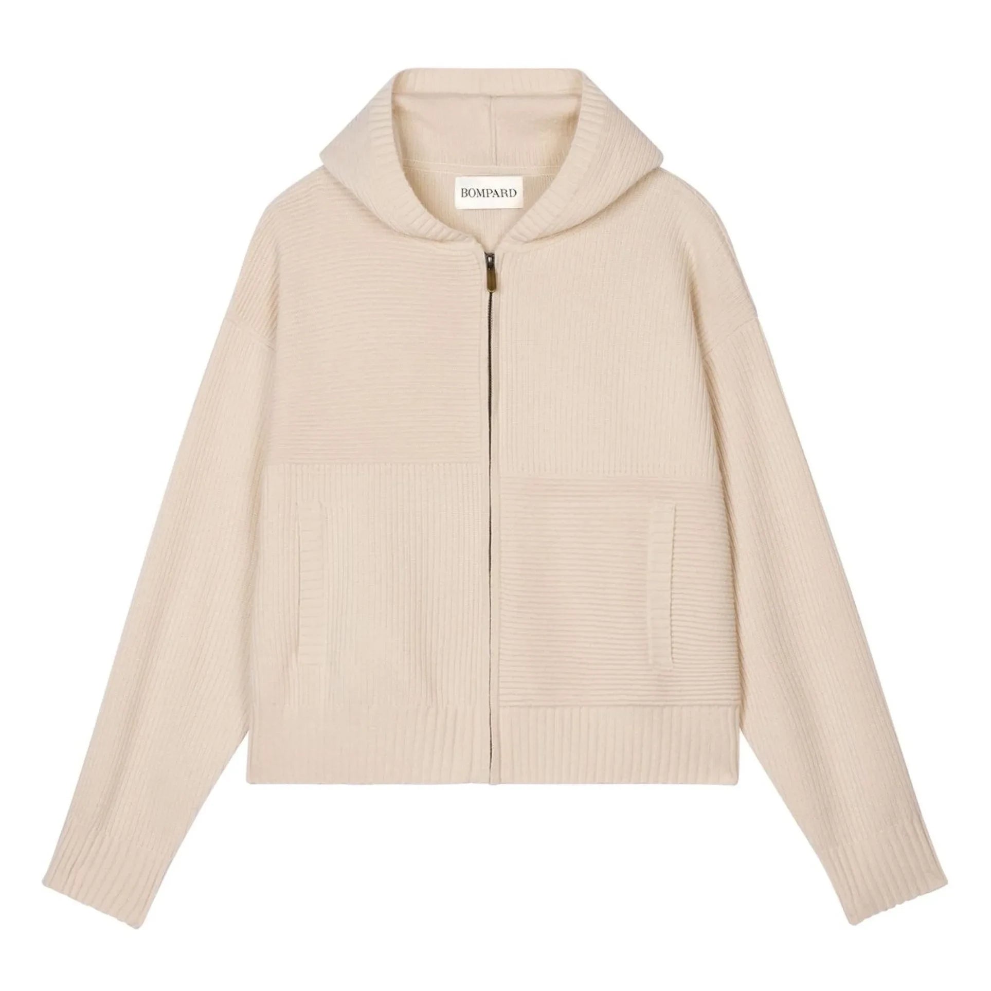 Bompard - Cashmere and Silk Hooded Sweater | Cream