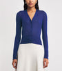 Blue Cashmere Cashair Cardigan