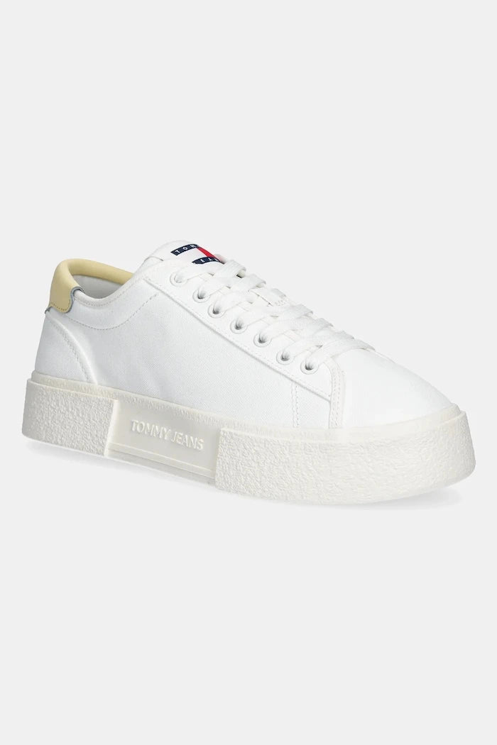 Маратонки Tommy Jeans FLATFORM CANVAS SNEAKER