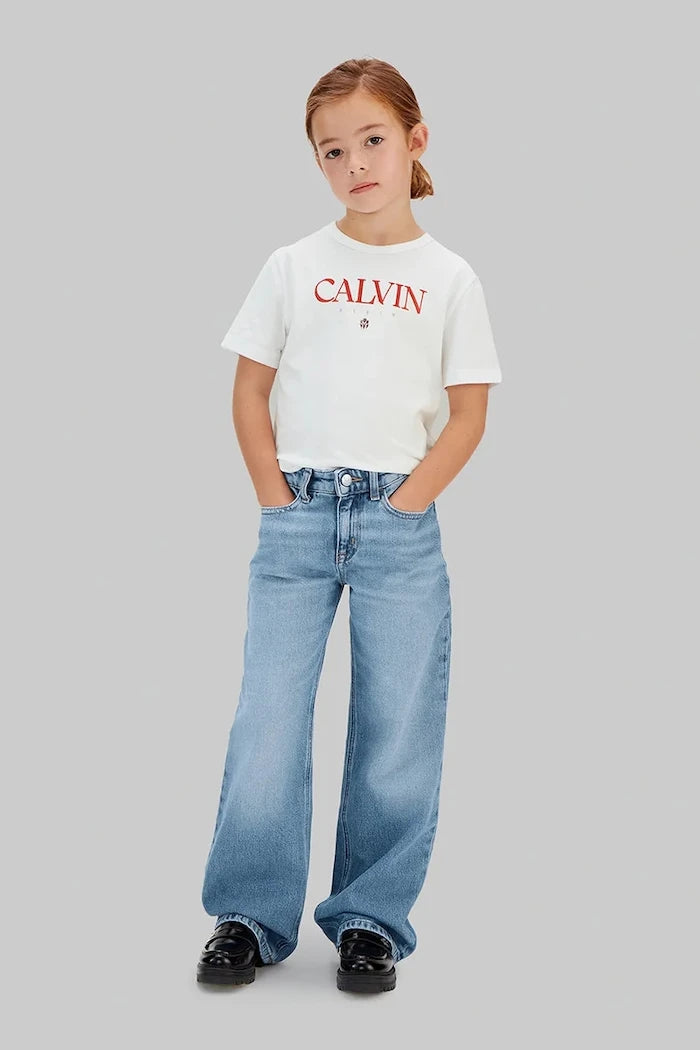 Детски дънки Calvin Klein Jeans HR WIDE