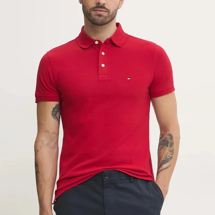 Тениска с яка Tommy Hilfiger