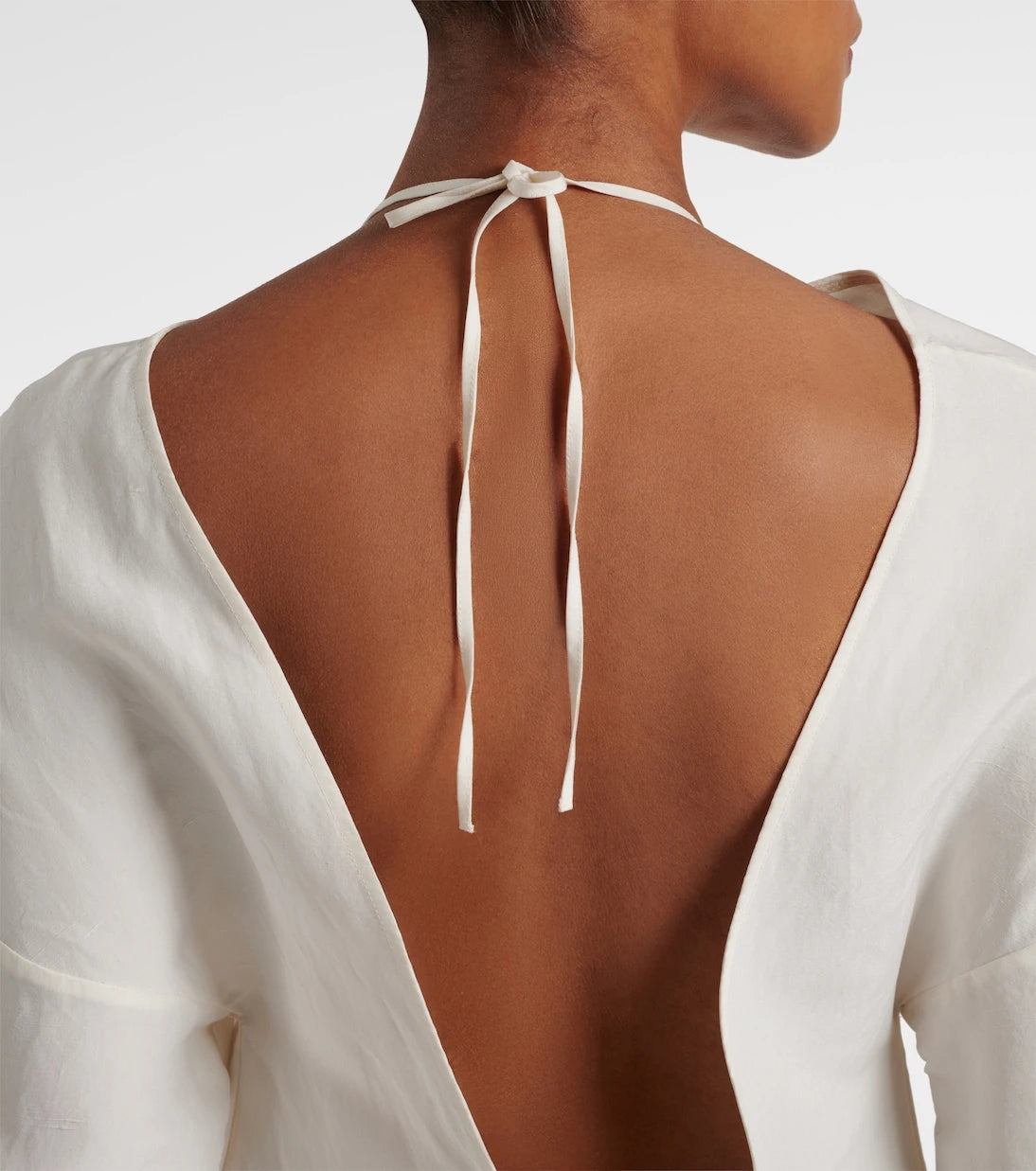 The Row - Mia open-back silk maxi dress
