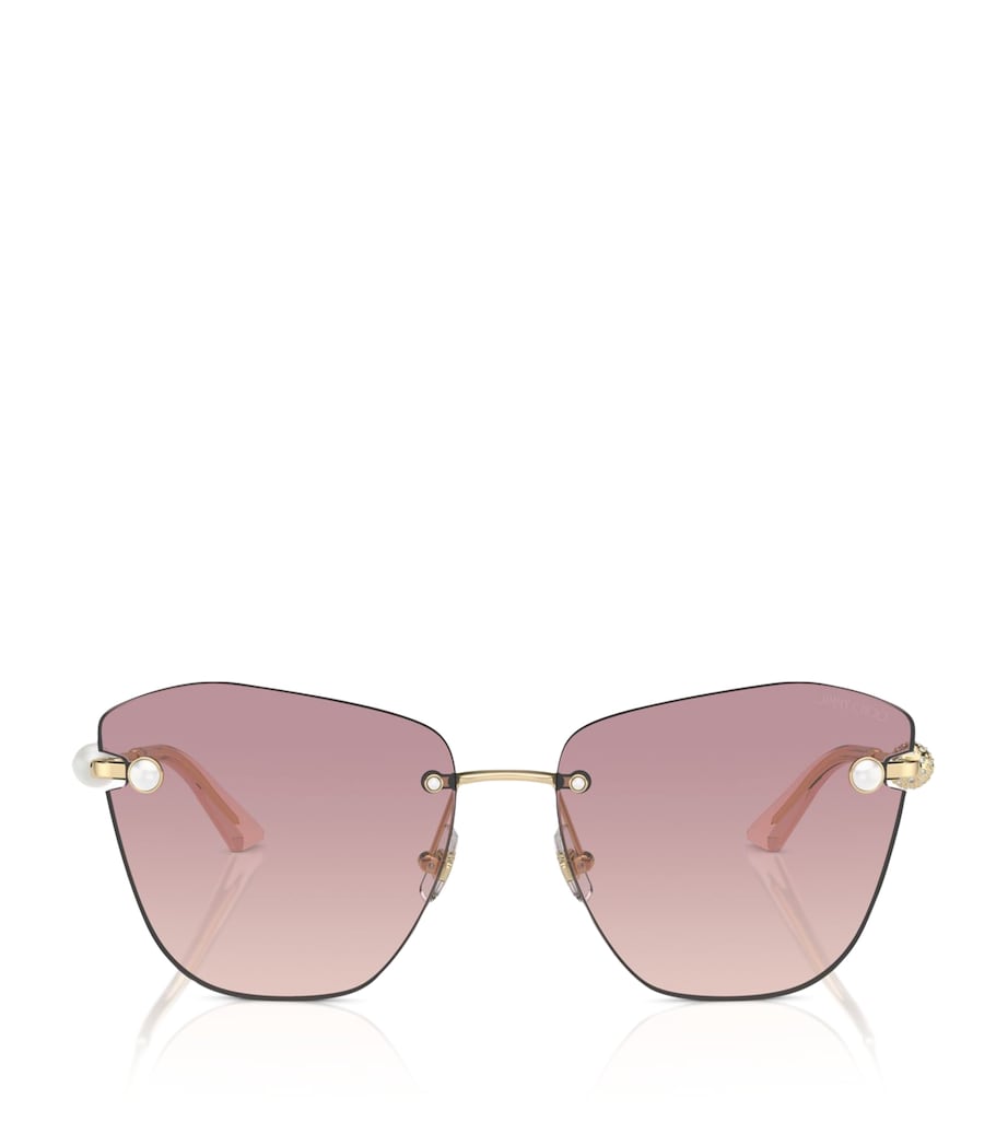 Jimmy Choo Gold Metal JC4004HB Sunglasses