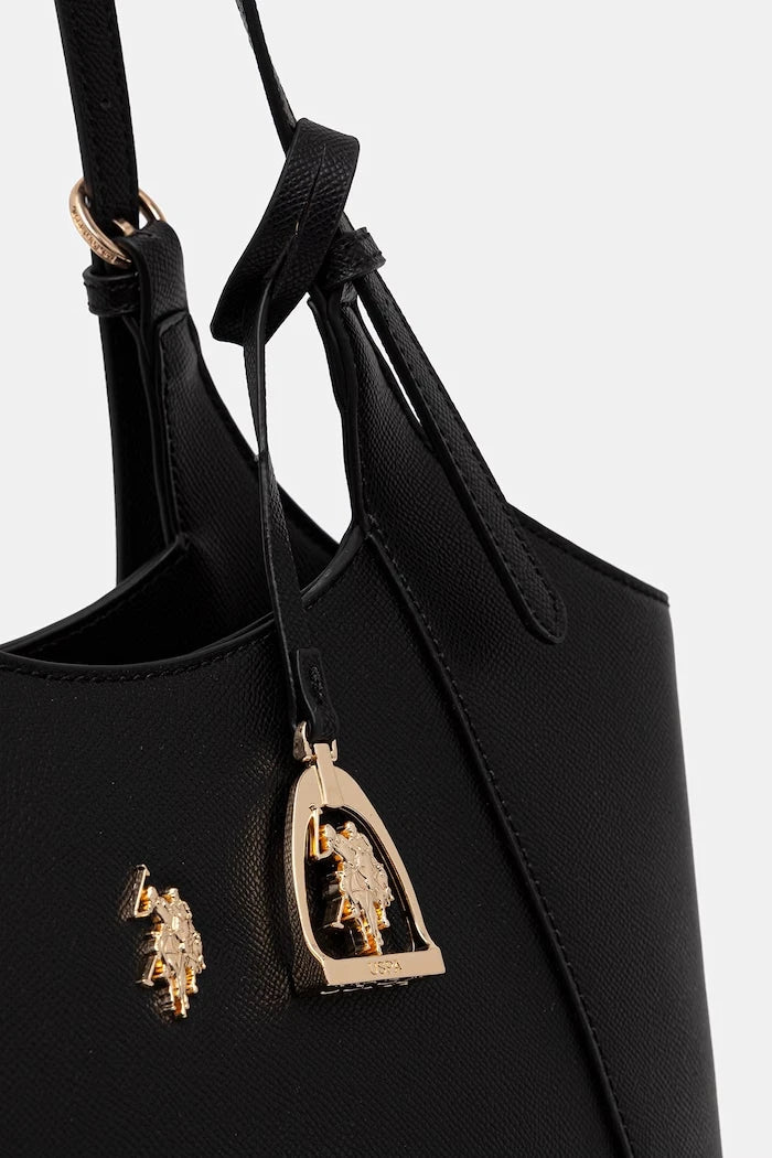U.S. Polo Assn. Kadın Deri Görünümlü Alışveriş Çantası JONES