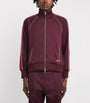 Wales Bonner Red Knit-Trim Essence Track Jacket
