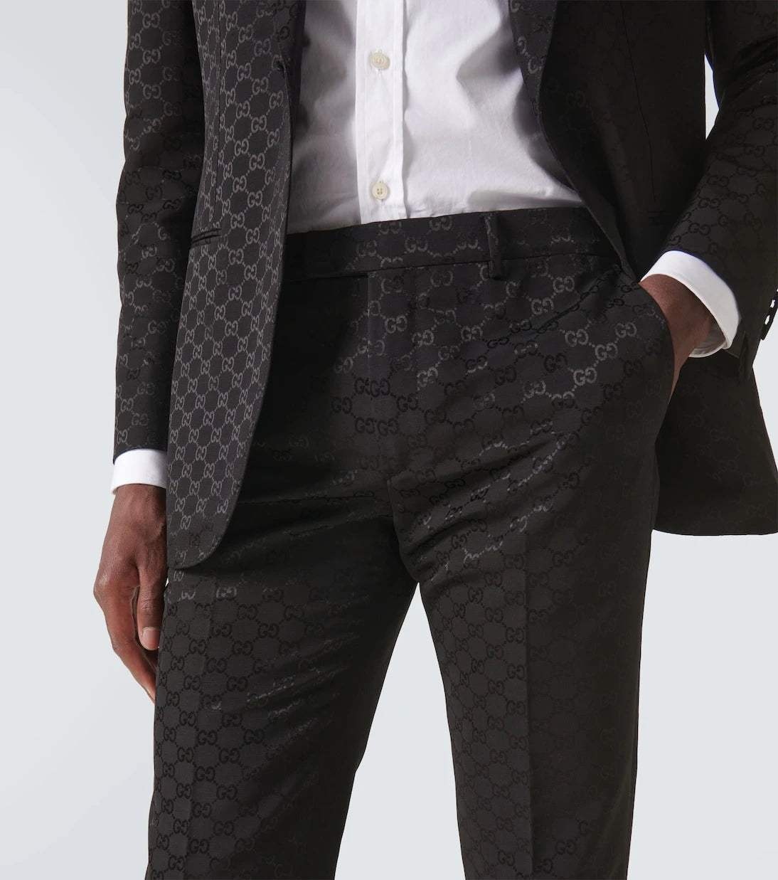 Gucci - GG cotton-blend straight pants