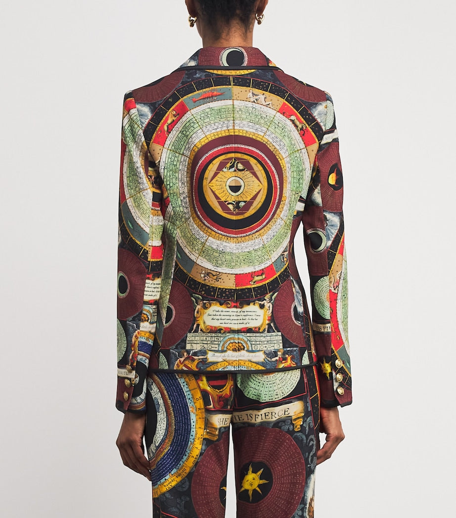 Alice+Olivia Multi Satin Mya Blazer