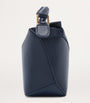 LOEWE Navy Mini Leather Puzzle Edge Top-Handle Bag