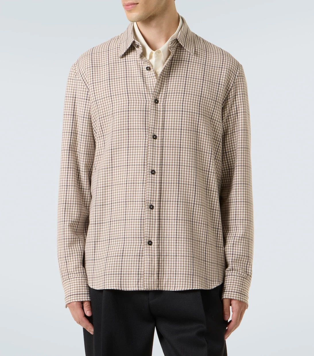 Zegna - Checked cotton shirt