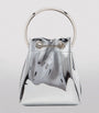 Jimmy Choo Silver Bon Bon Top-Handle Bag