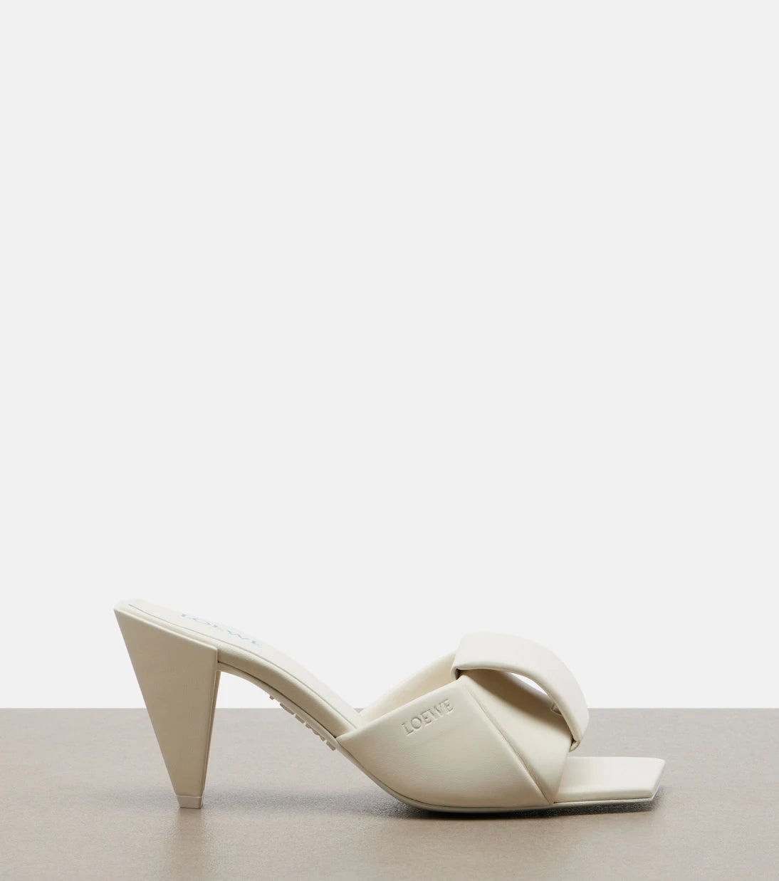 Loewe - Origami leather mules