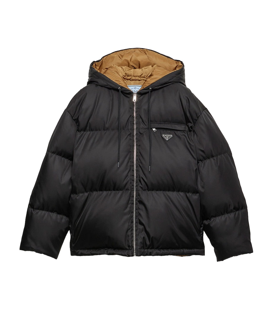 Prada Black Re-Nylon Down Jacket