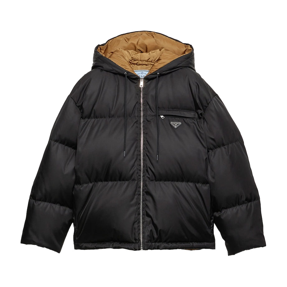 Prada Black Re-Nylon Down Jacket