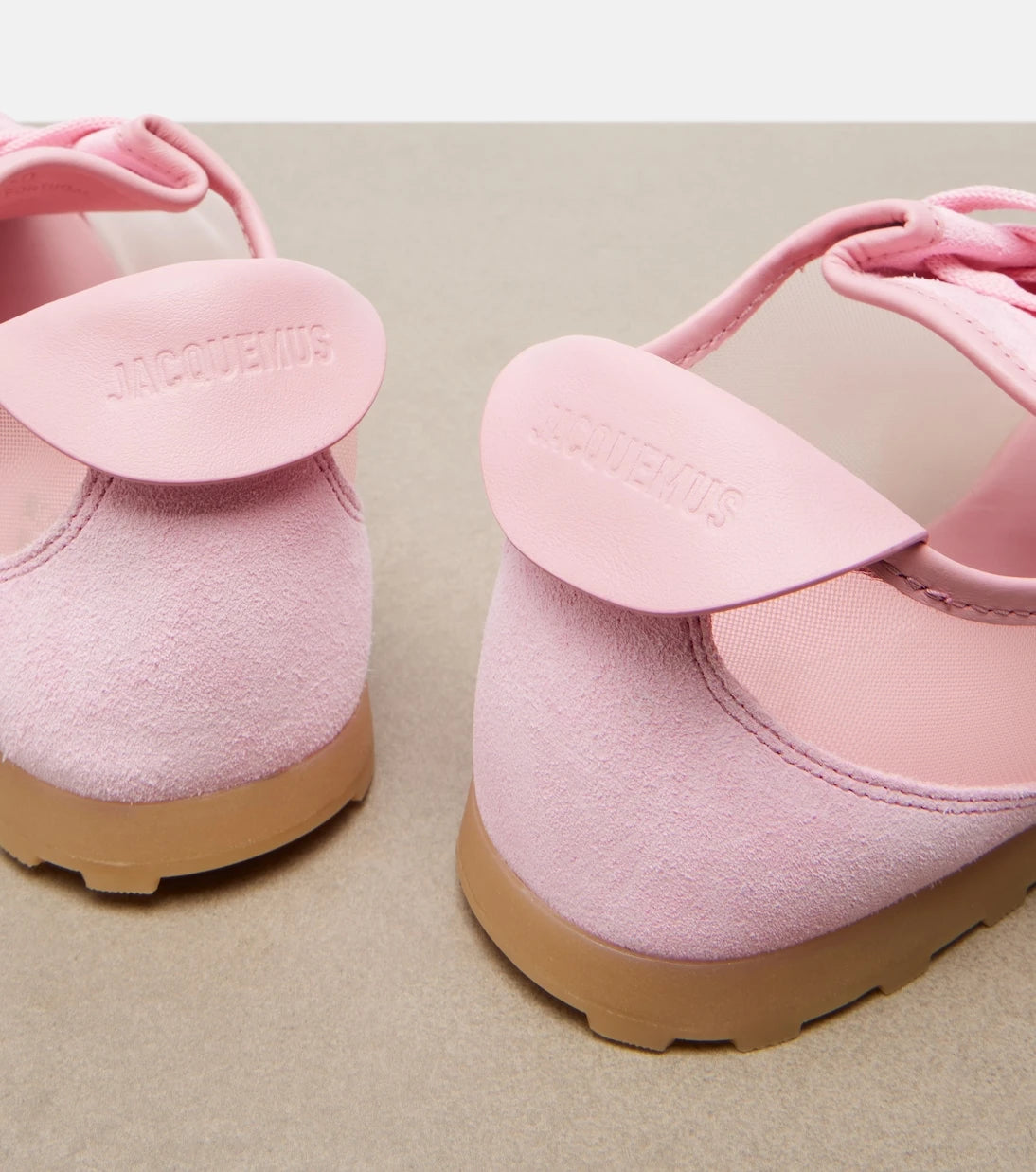 Jacquemus - Tennis suede-trimmed sneakers