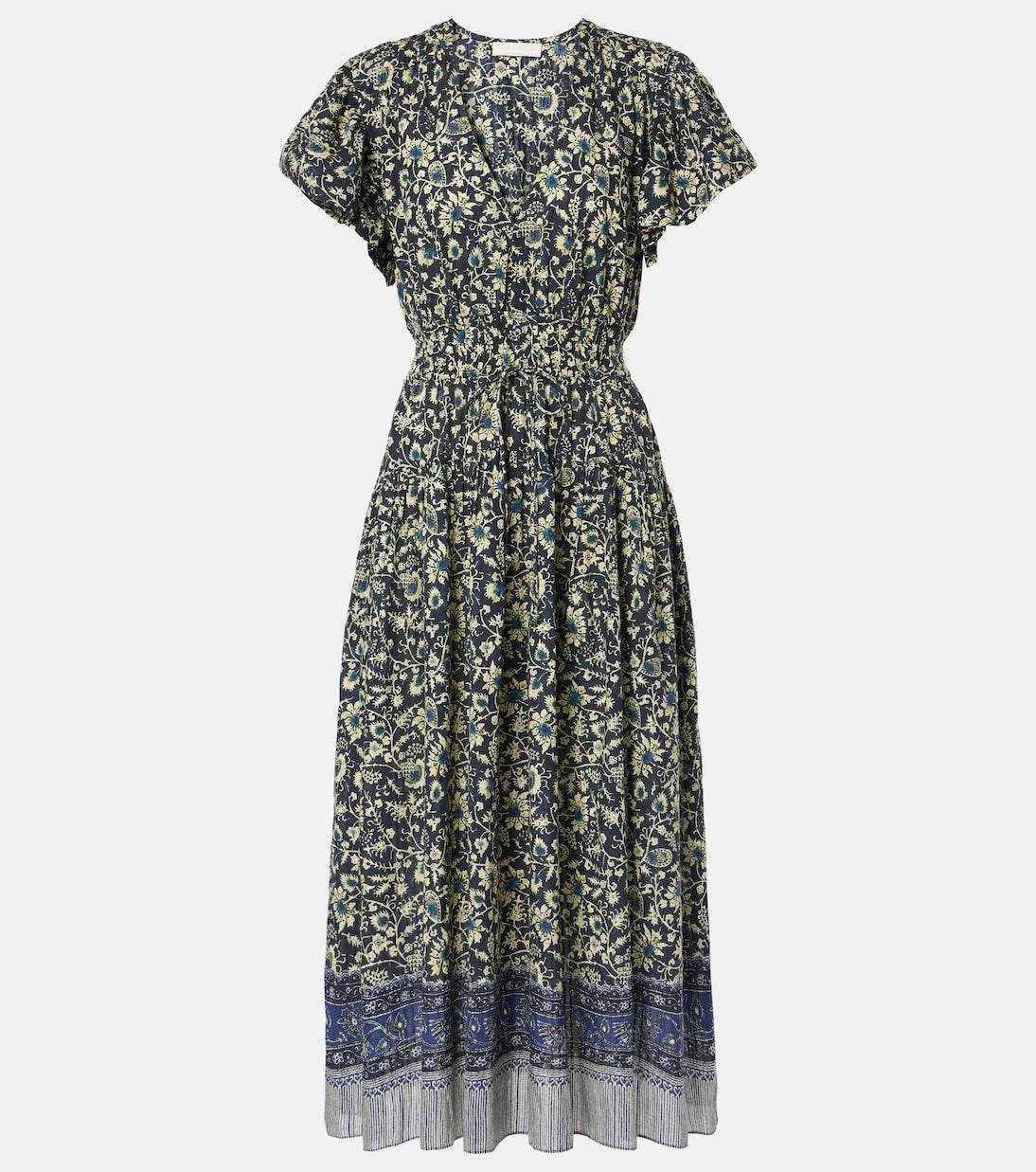 Ulla Johnson - Lyria floral cotton-blend midi dress