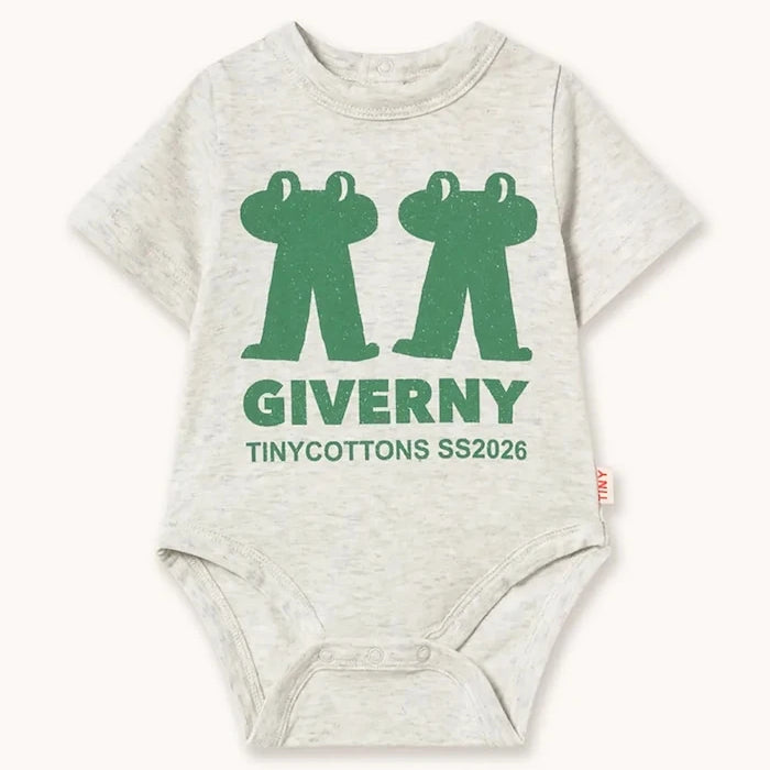 Бебешко боди от памук Tinycottons FROG & FROG GRAPHIC BODY