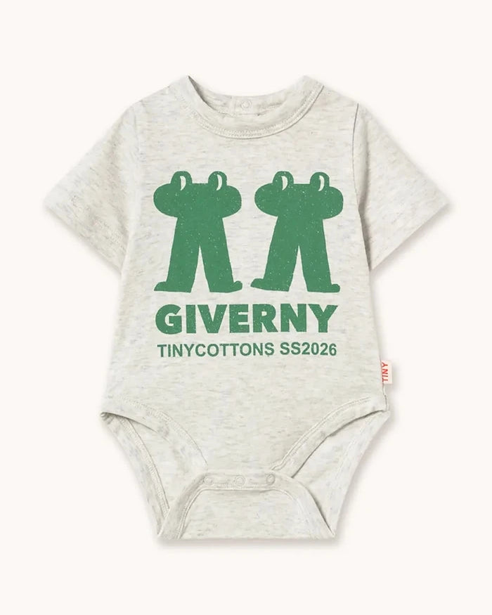 Tinycottons Pamuklu Bebek Body FROG & FROG GRAPHIC BODY