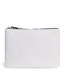 White Neoprene Zipped Pool Pouch