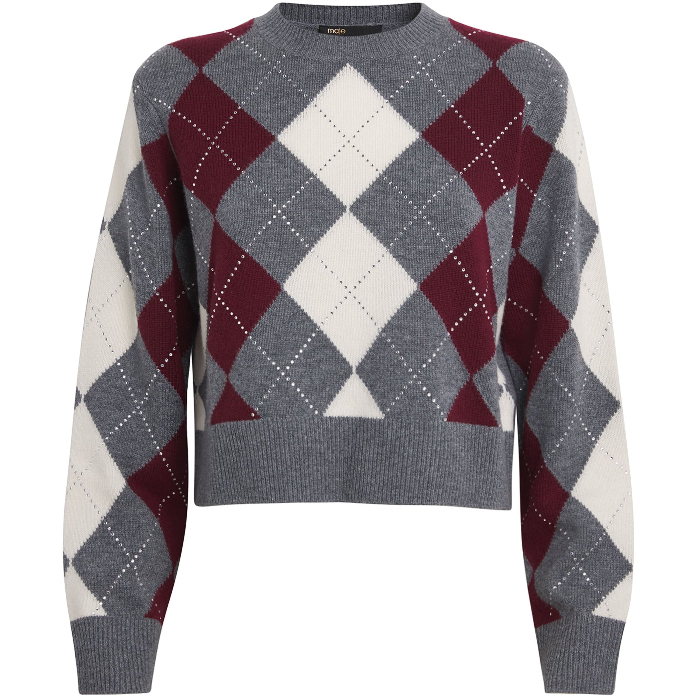 Wool Crystal-Embellished Sweater