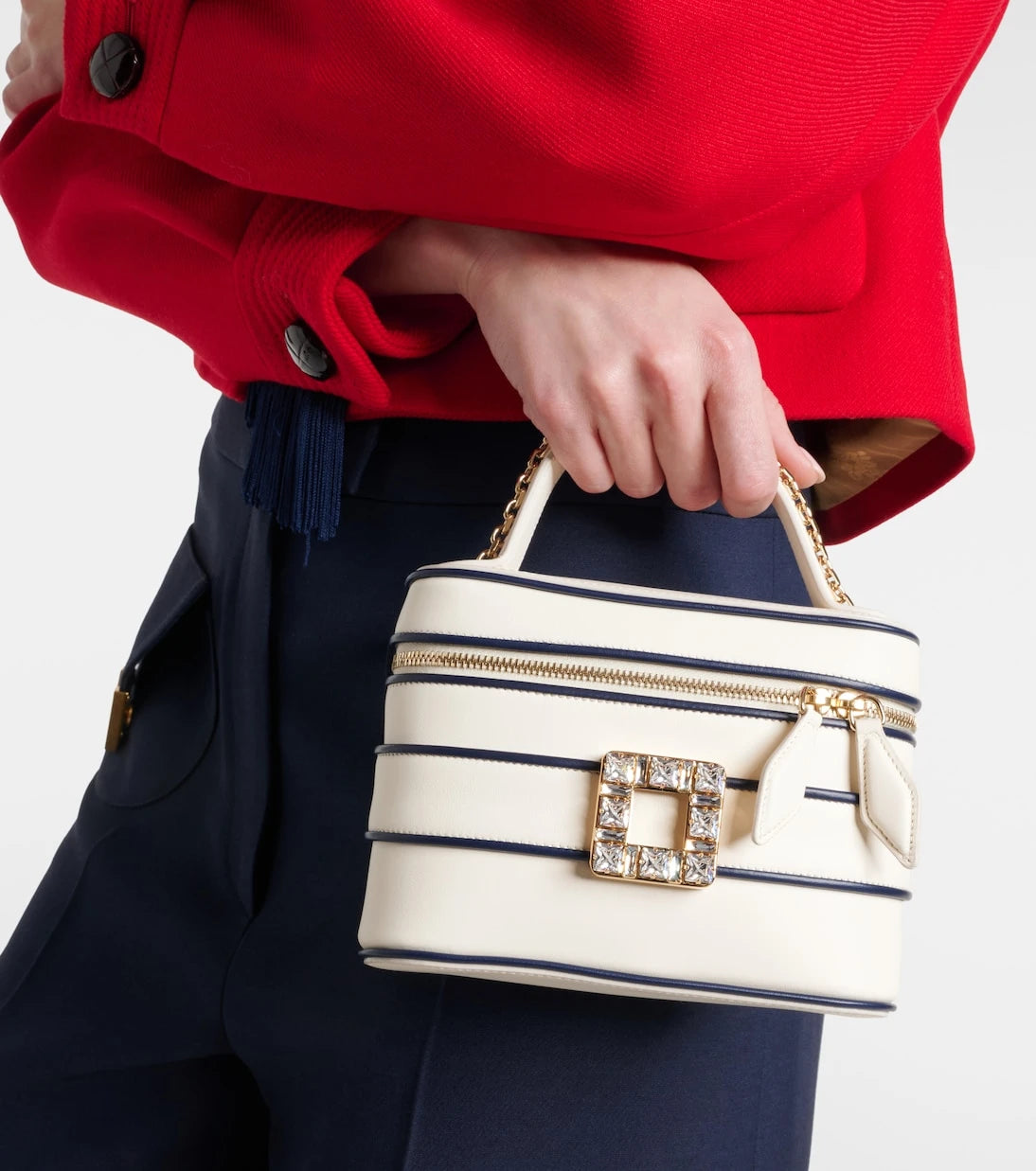 Roger Vivier - Très Vivier Micro leather vanity bag