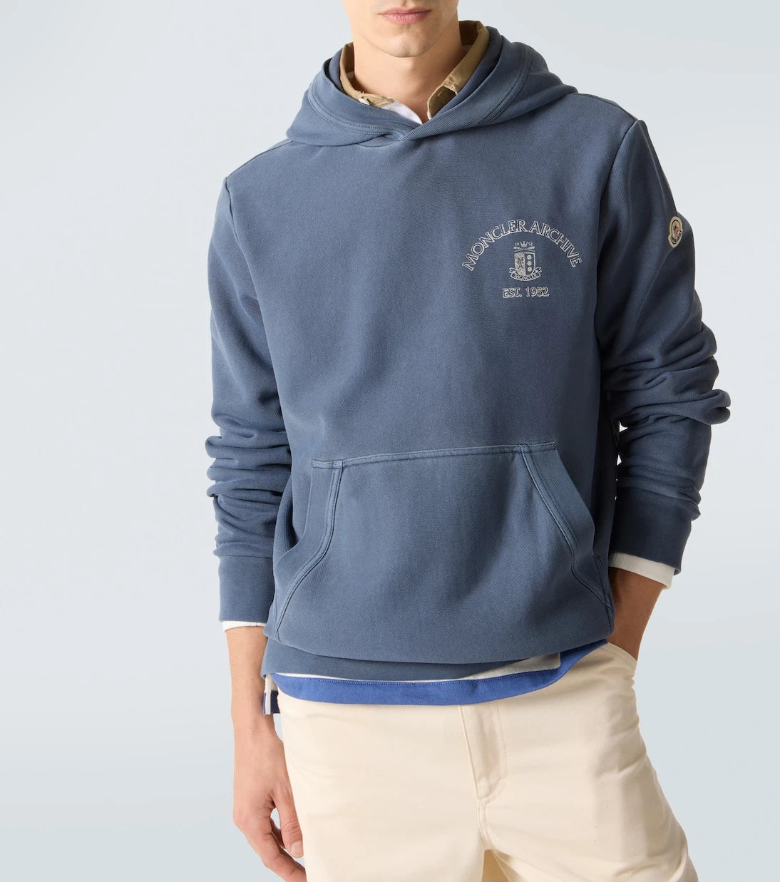 Moncler - Logo cotton hoodie