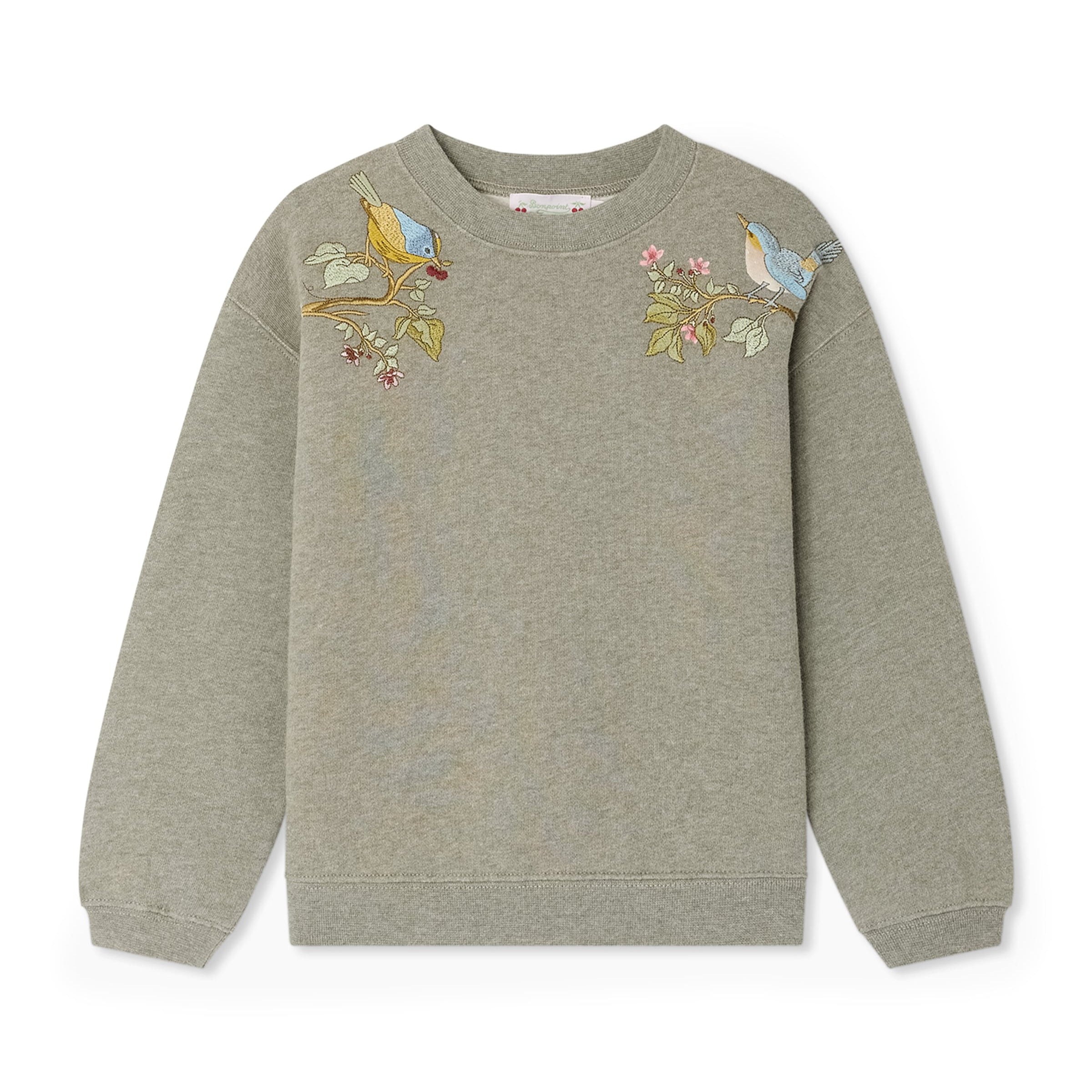 Organic Cotton Embroidered Sweatshirt (4-8 Years)
