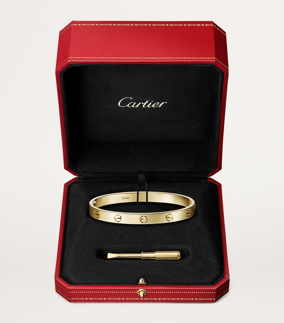 Cartier LOVE Classic Yellow Gold Bracelet - Single-Screw Closure