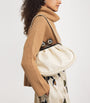 Weekend Max Mara White Medium Leather Pasticcino Clutch Bag