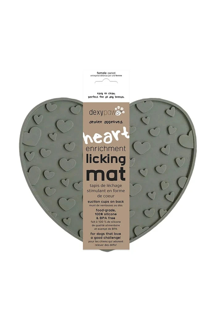 Dexypaws Heart Lick Mat Evcil Hayvan Yalama Matı