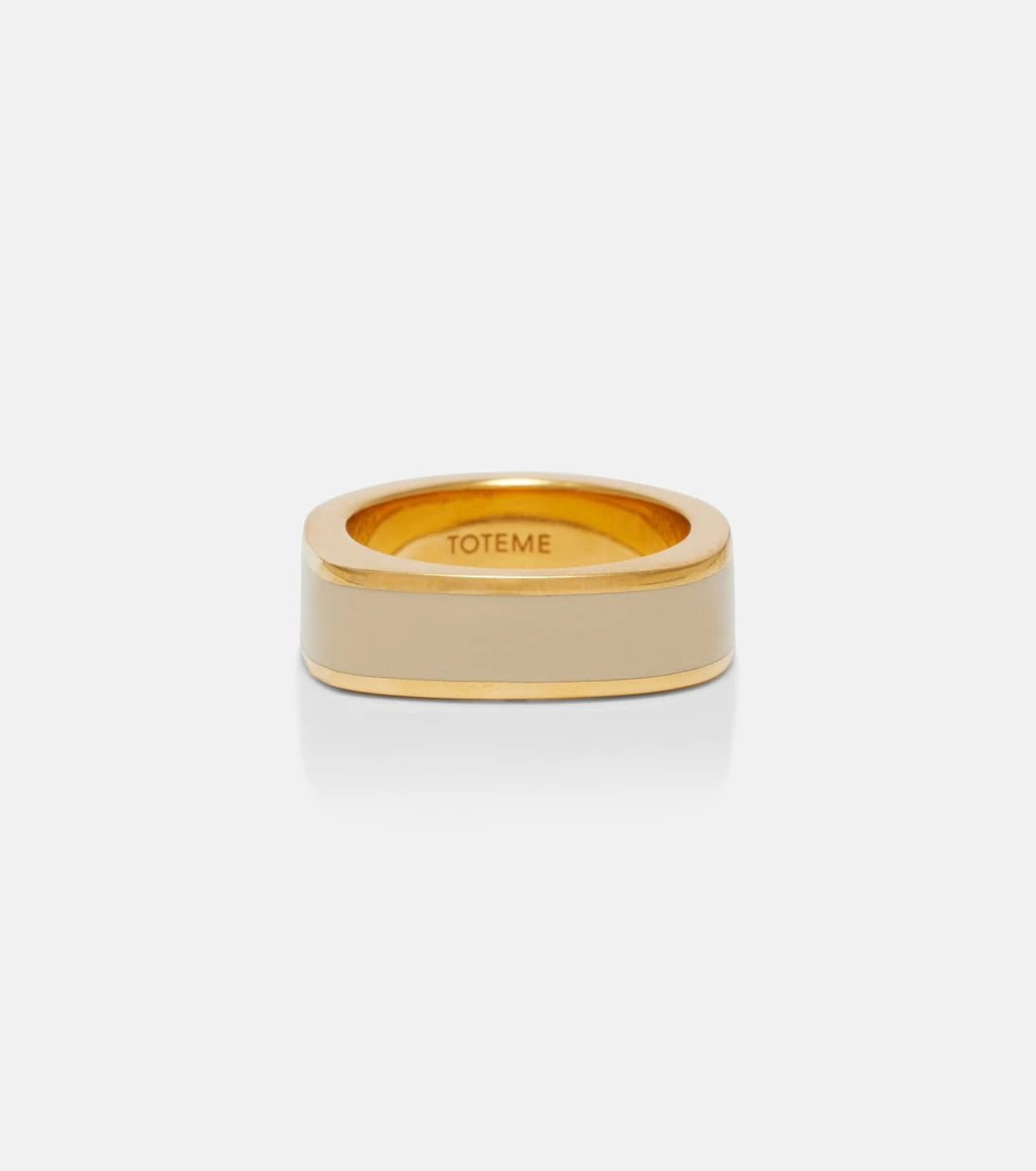 Toteme - Signature 18kt gold-plated ring