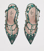 Valentino Garavani Lace Rockstud Pumps 100
